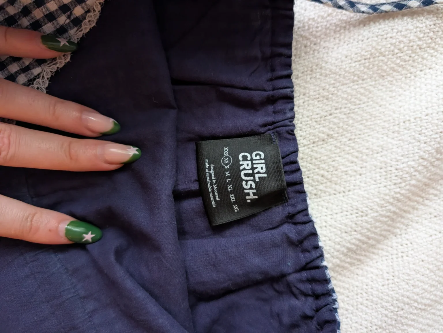 Image for Camisole en vichy navy Girl Crush