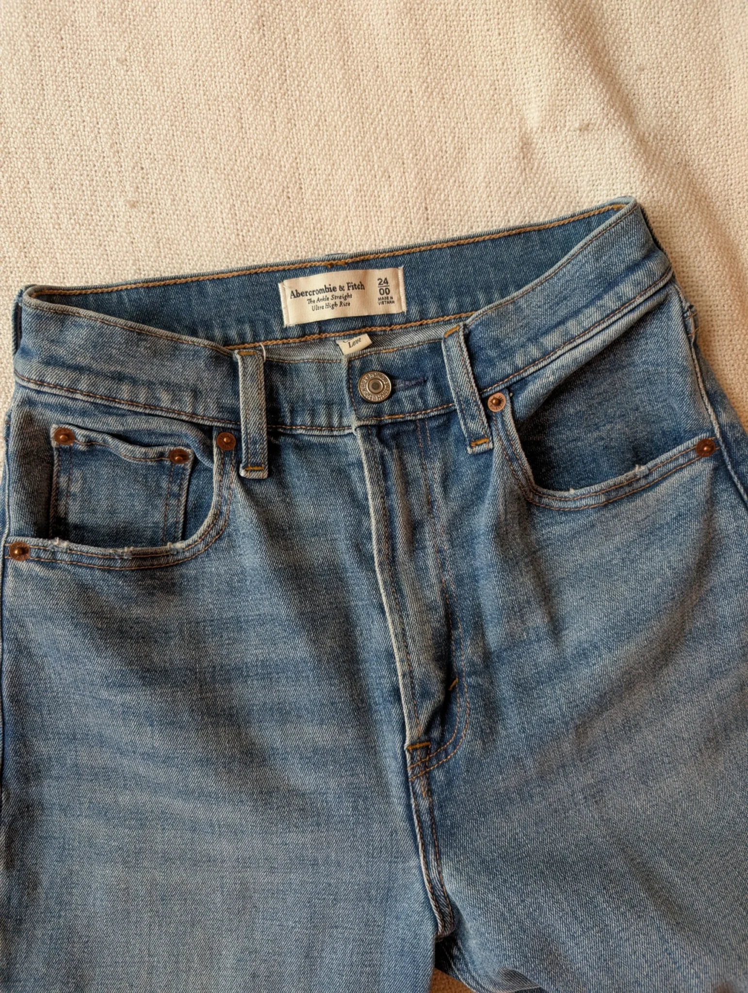 Image for Jeans vintage Abercrombie Curve Love