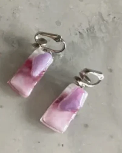 Image for Mauve earring and necklace set