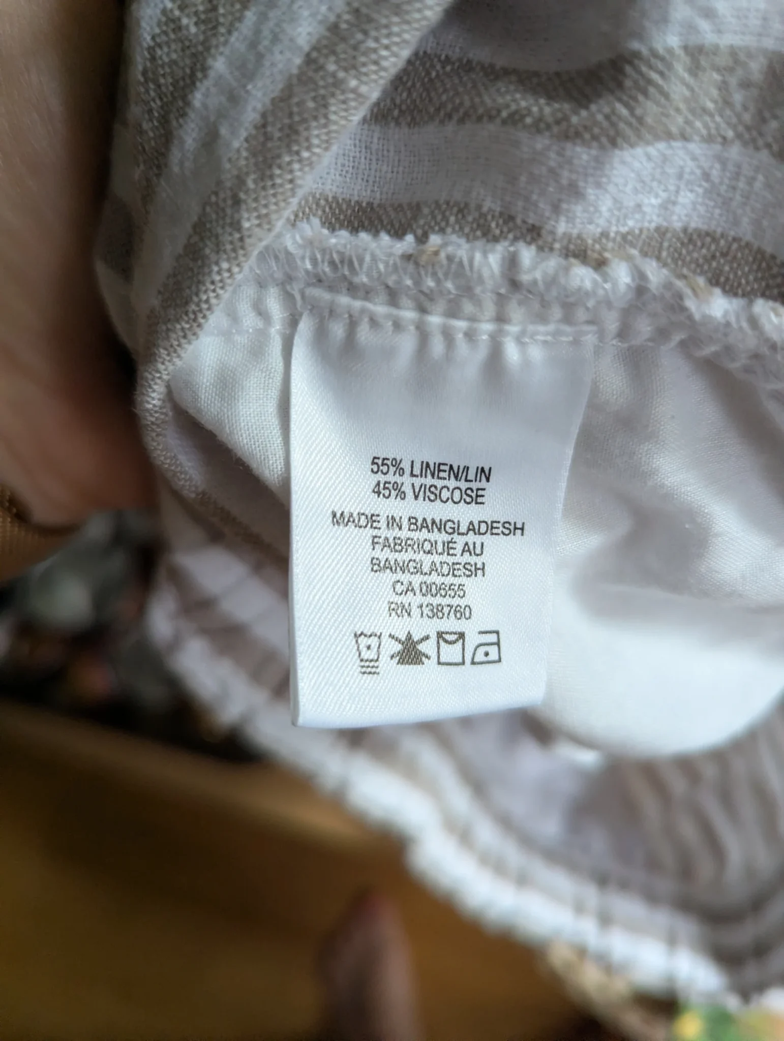 Image for Linen shorts