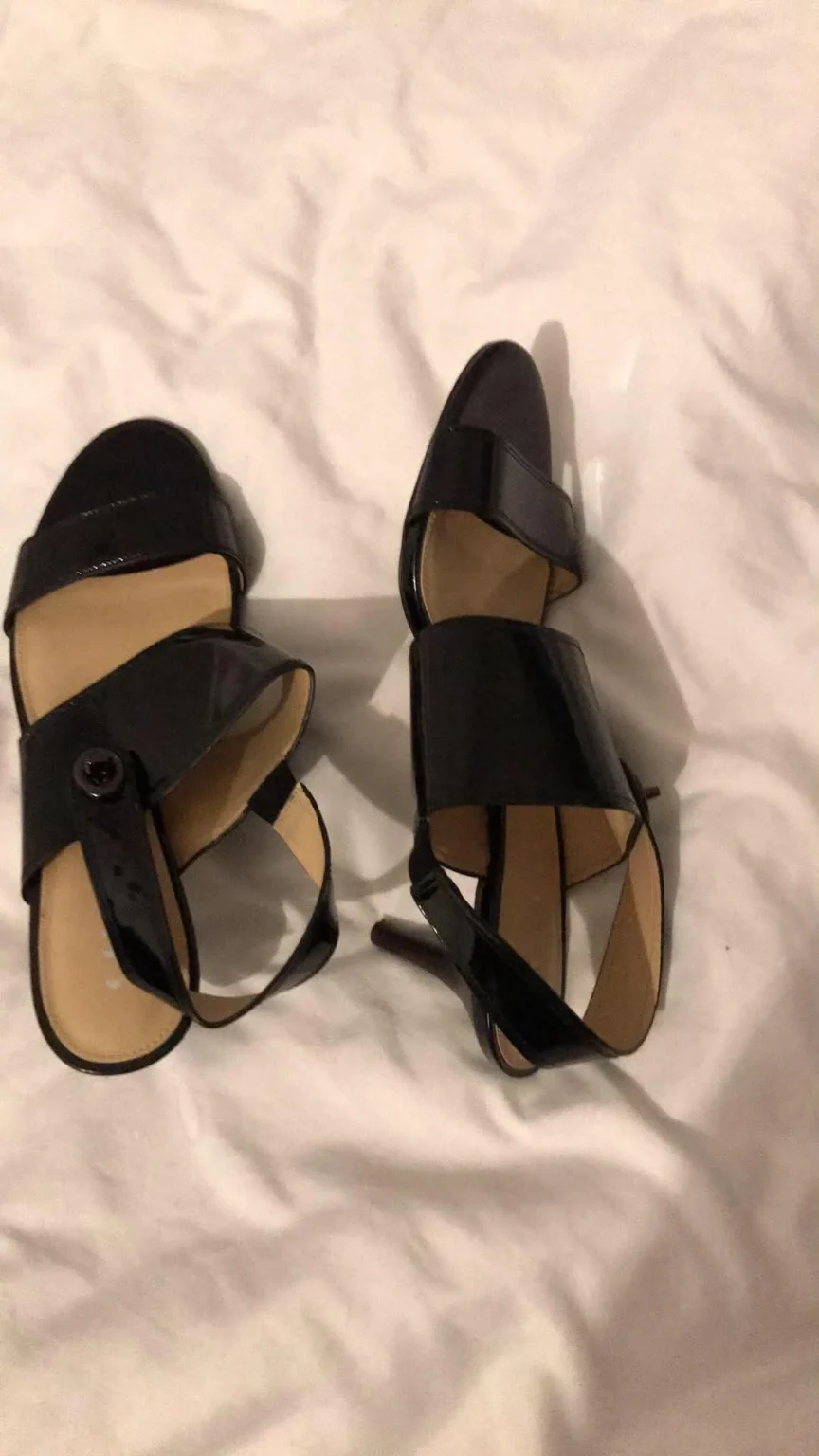 Featured image for Black Coach heeled sandals