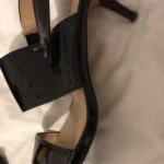 Thumbnail for Black Coach heeled sandals