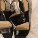 Thumbnail for Black Coach heeled sandals