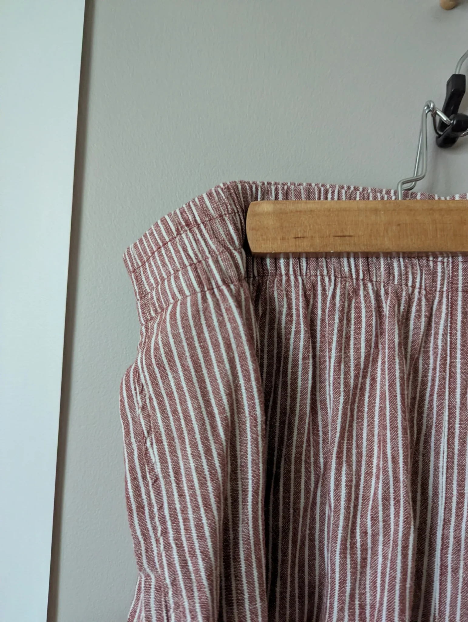 Featured image for Striped linen trousers