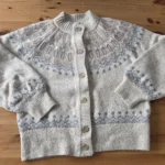 Thumbnail for Cardigan en lainage crème