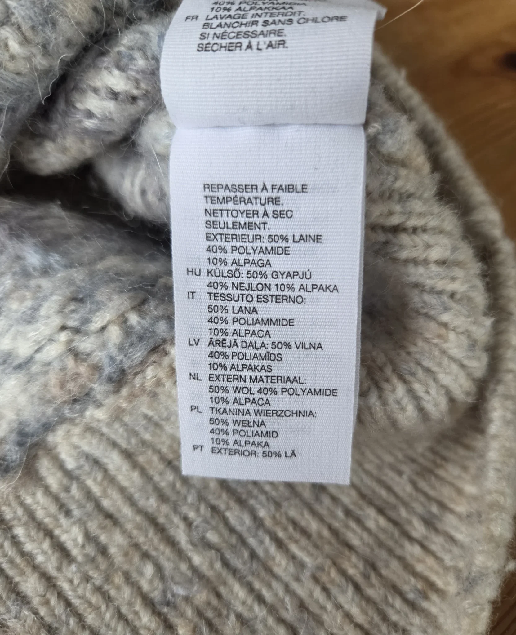 Image for Cardigan en lainage crème