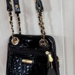 Featured thumbnail for Magnifique sac à main vintage chic années 90 croco