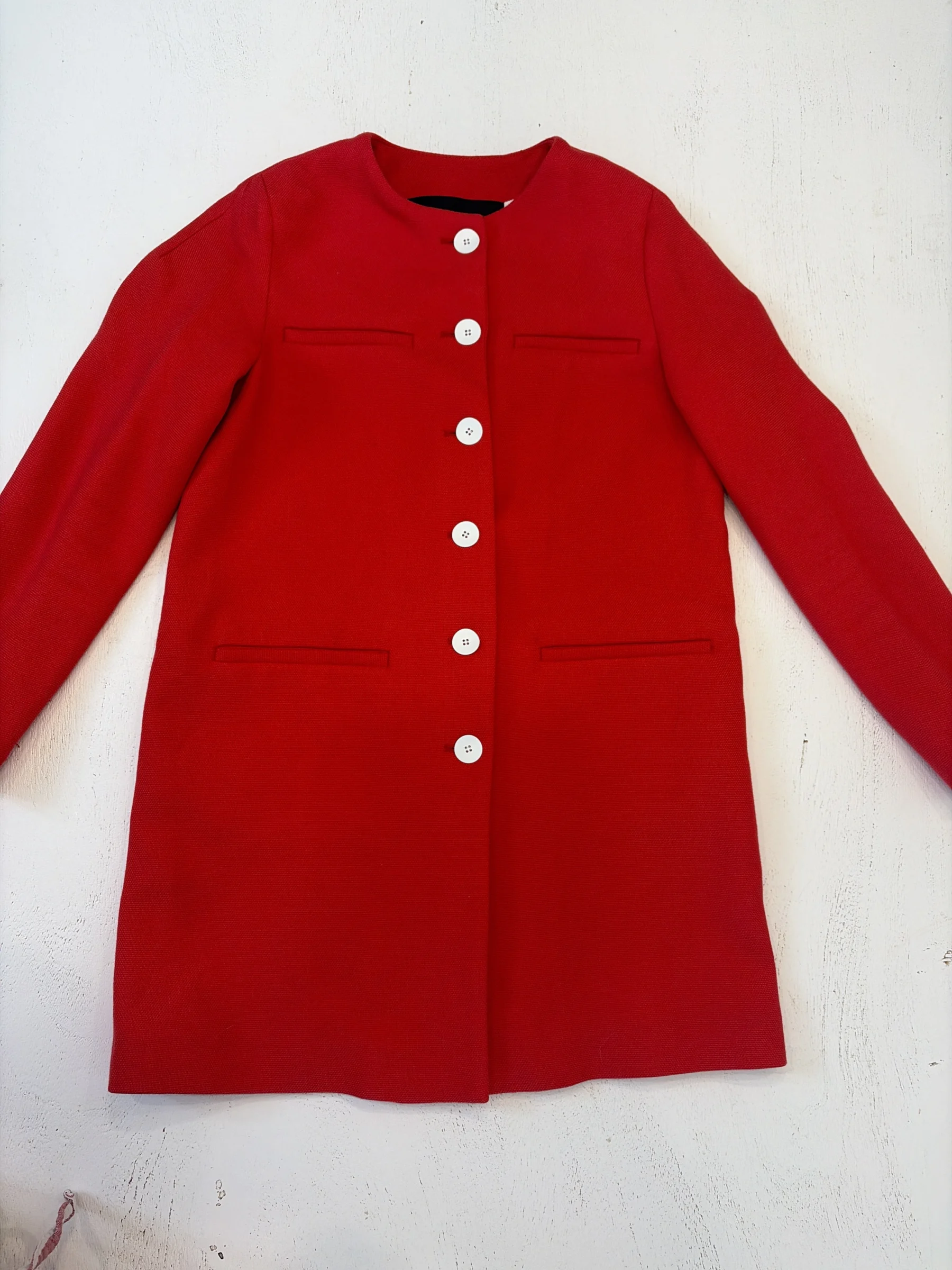 Manteau Rouge Zara seconde main
