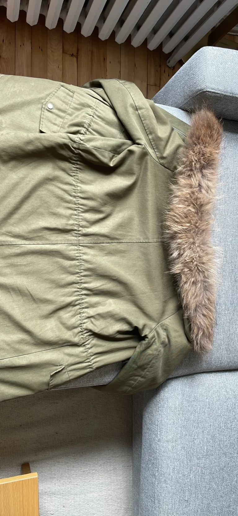 Image for Manteau Maje avec col en fourrure détachable