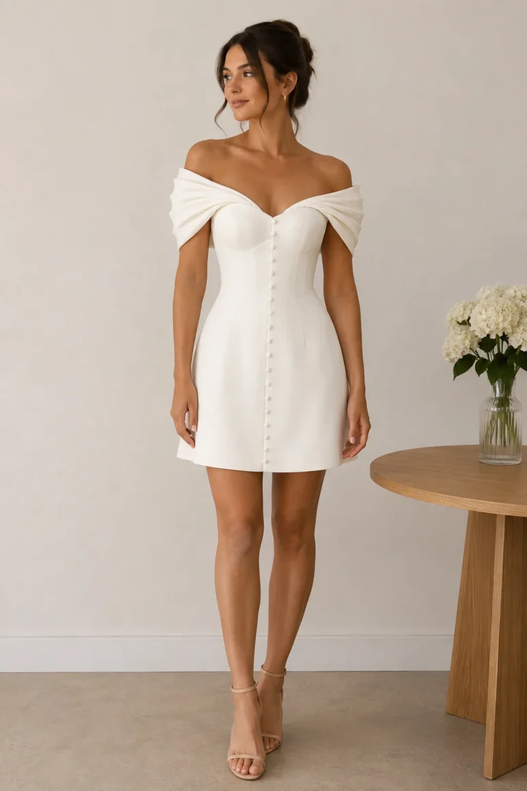 Image for Robe off-white pour party