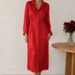Featured thumbnail for 100% silk shirt dress
