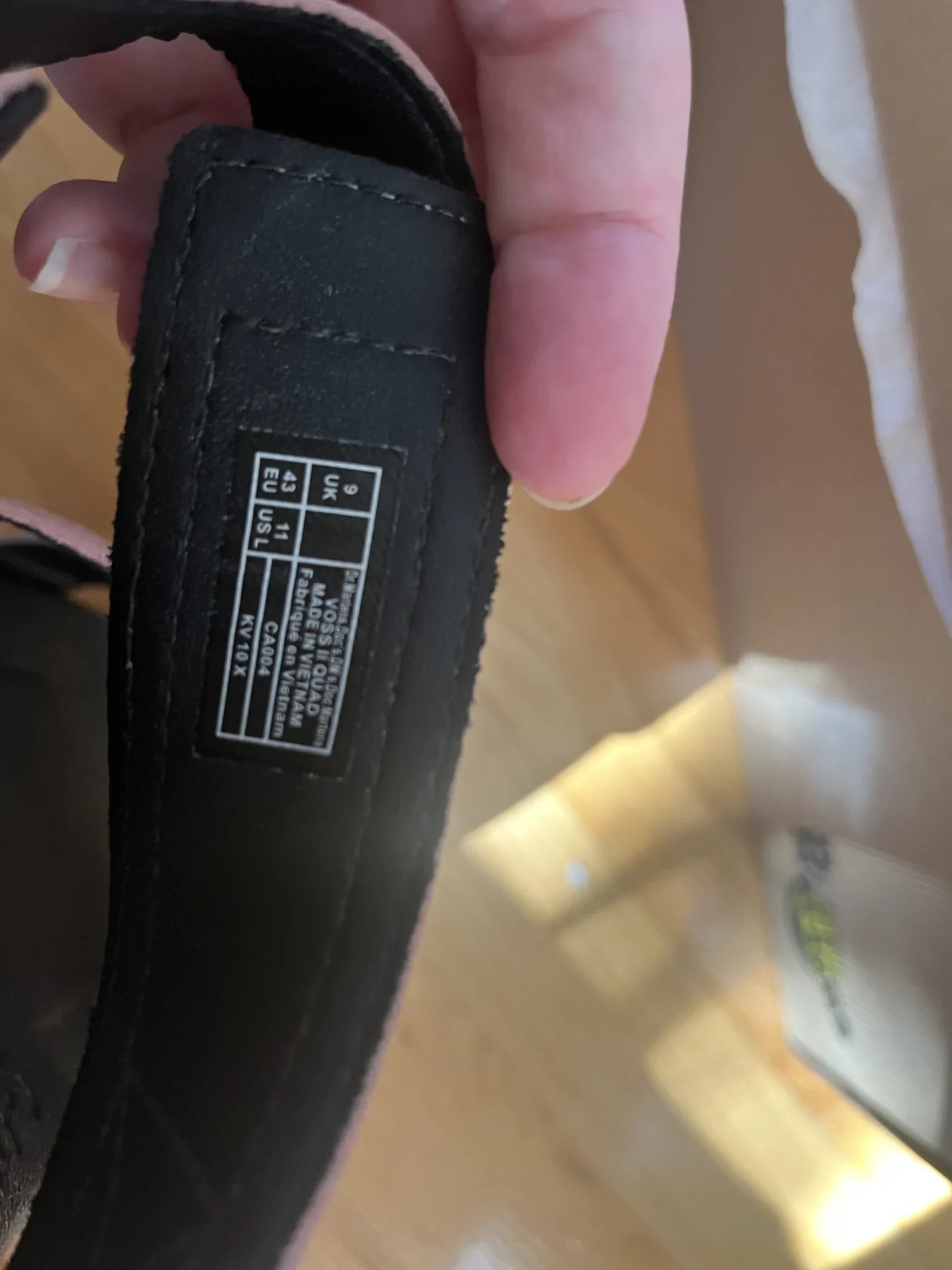 Image for Sandales plate-forme Doc Martens Voss II