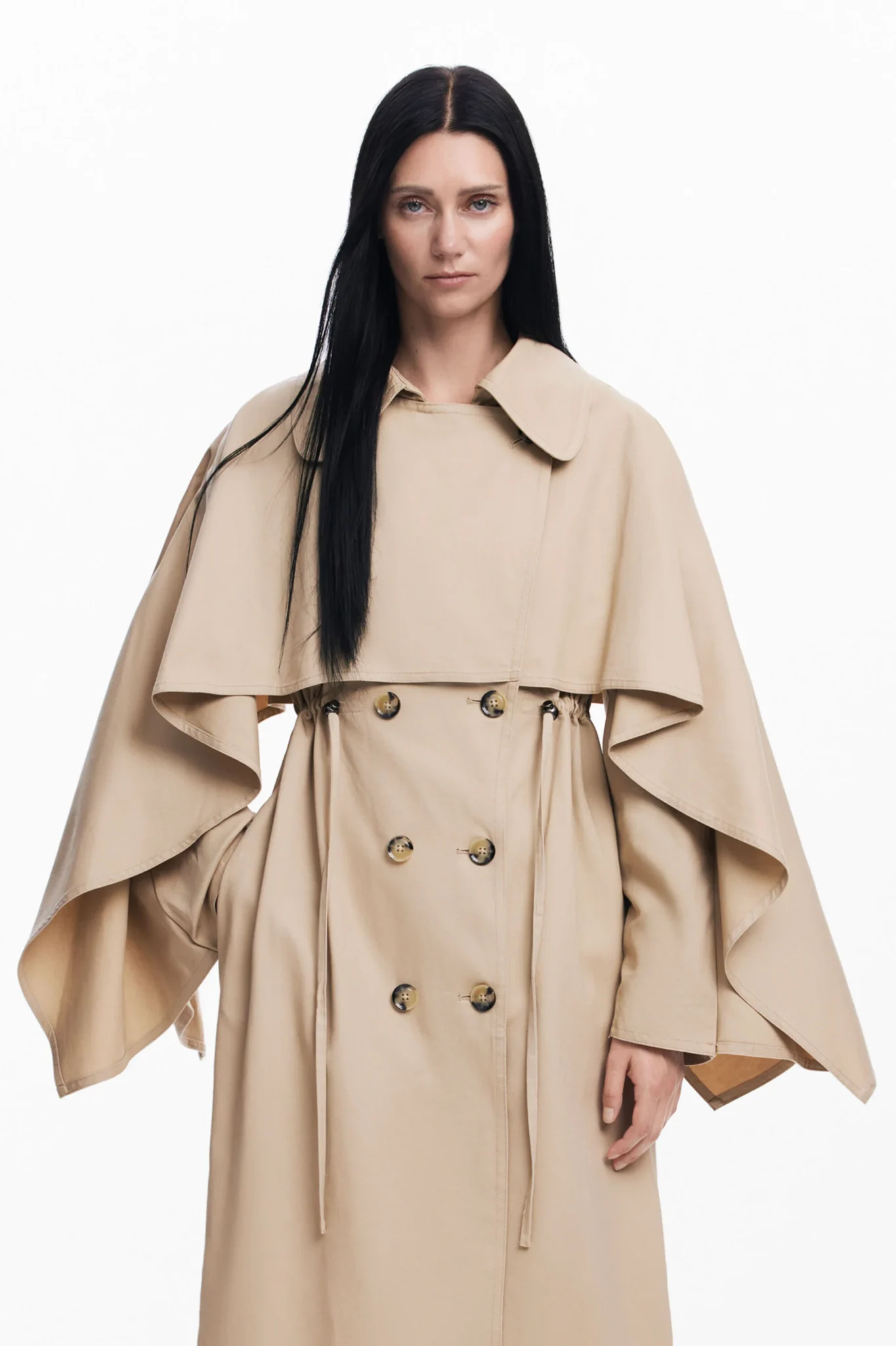 Featured image for Trench coat Desigual x Maître Pierre taille M marron clair