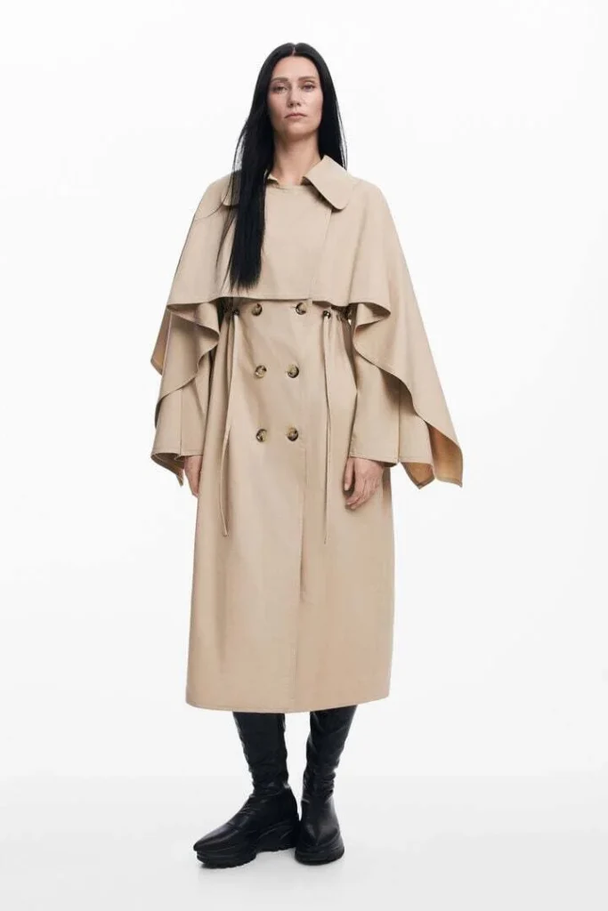 Image for Trench coat Desigual x Maître Pierre taille M marron clair