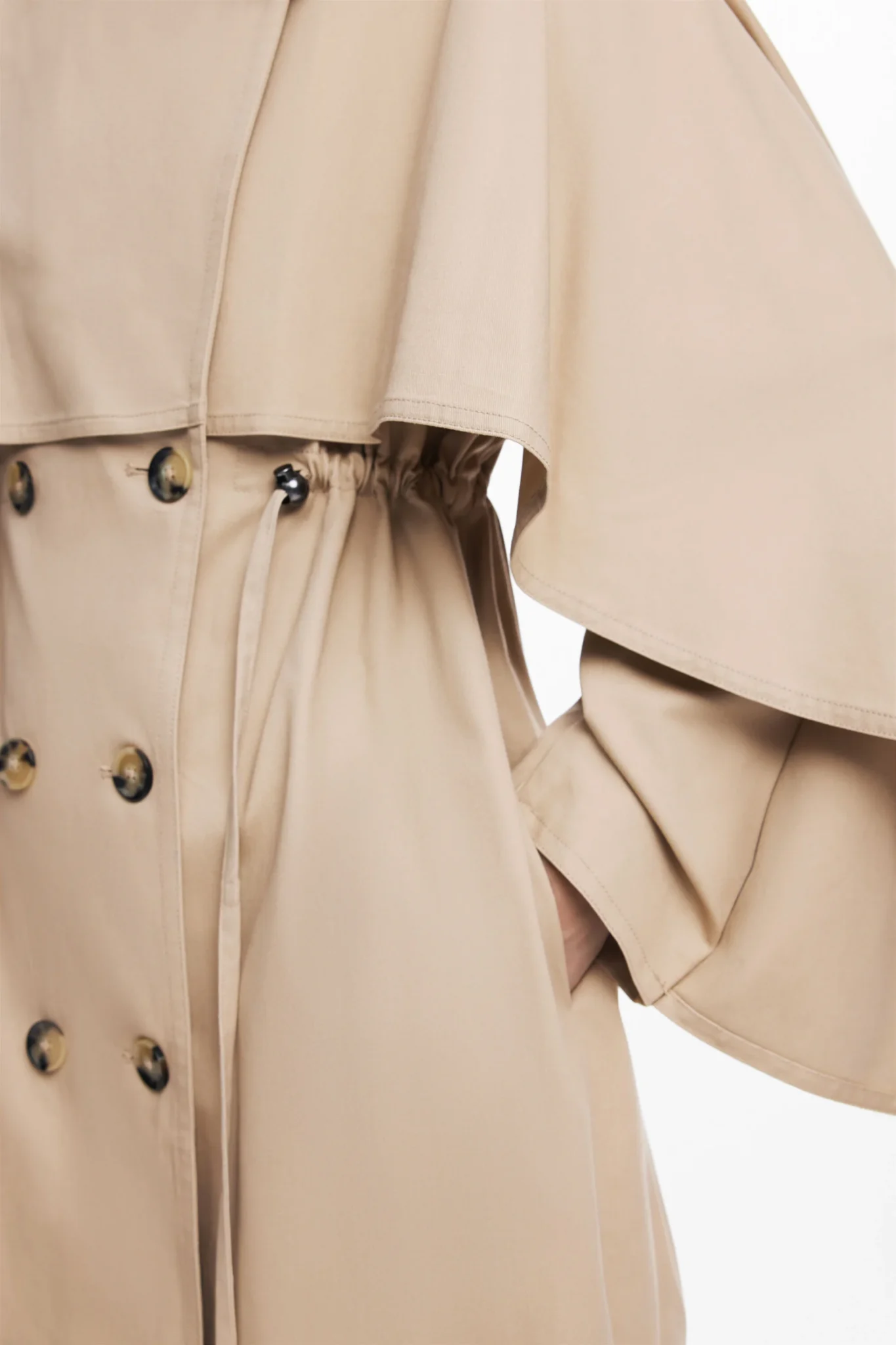 Image for Trench coat Desigual x Maître Pierre taille M marron clair