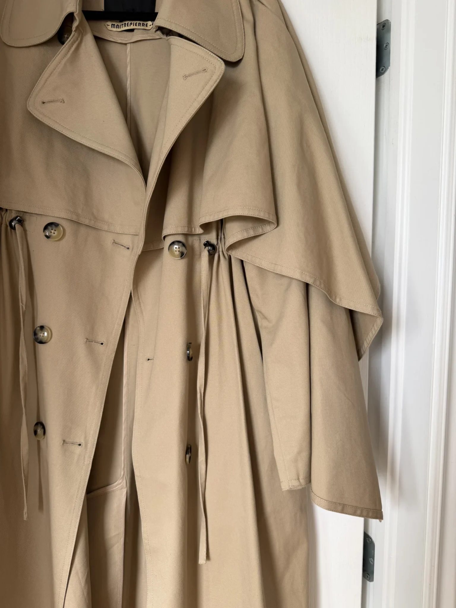 Image for Trench coat Desigual x Maître Pierre taille M marron clair
