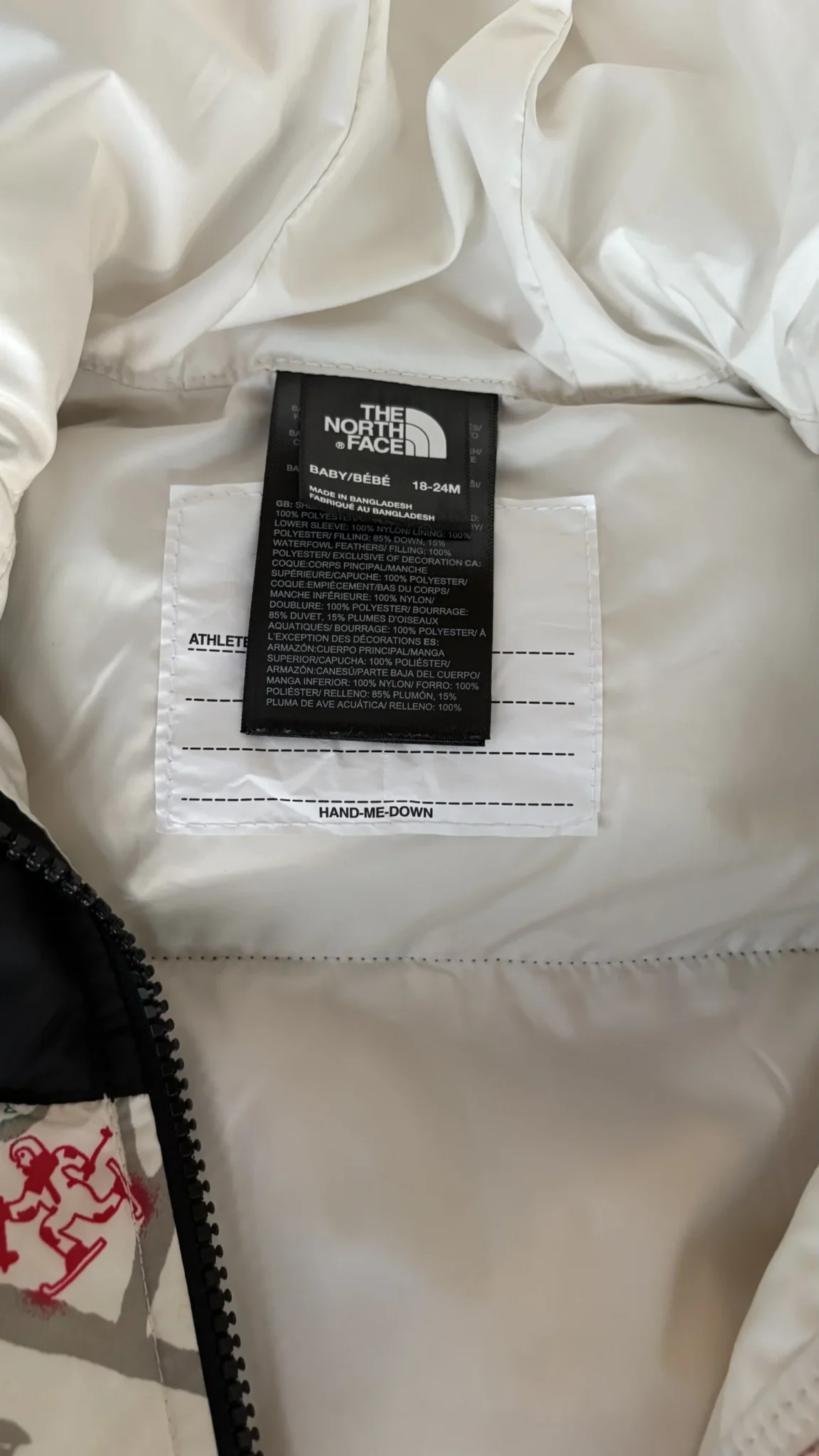 Image for The North Face Infant Nuptse One-Piece