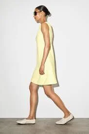 Image for Robe COS jaune pale en lin