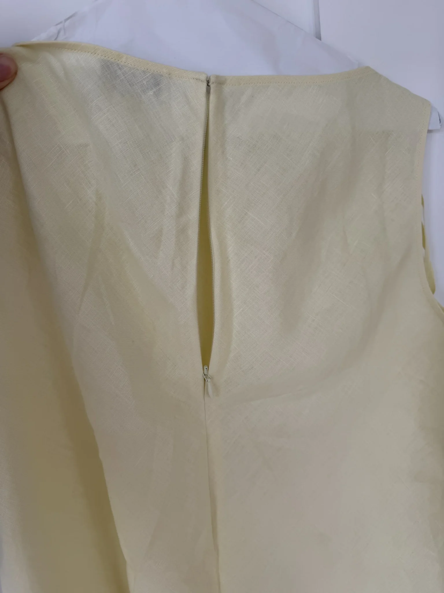 Image for Robe COS jaune pale en lin