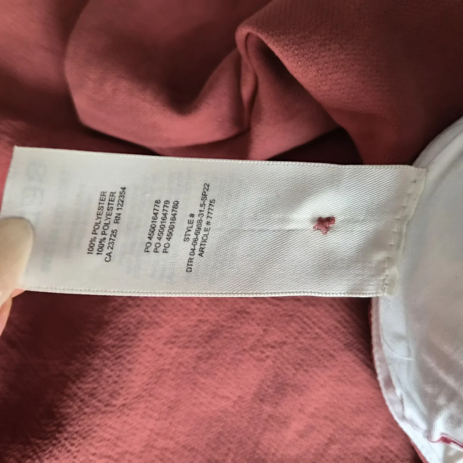 Image for Pink coral trousers