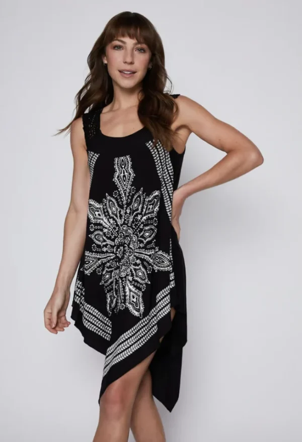 Featured image for Robe d'été asymétrique avec broderie dans le dos WAYAN