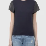 Featured thumbnail for 🌷Wool and leather T-shirt – Vince