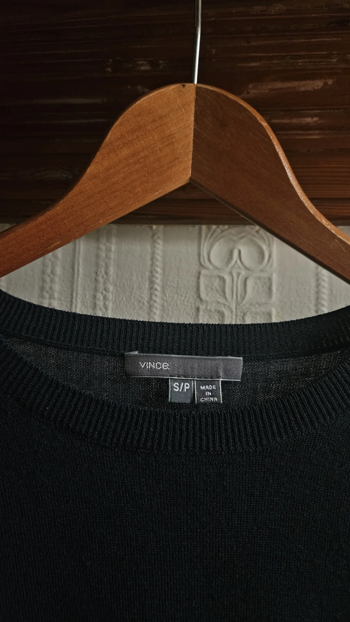 Image for 🌷Wool and leather T-shirt – Vince