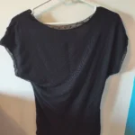 Thumbnail for Blouse noire fluide - Maison Simons