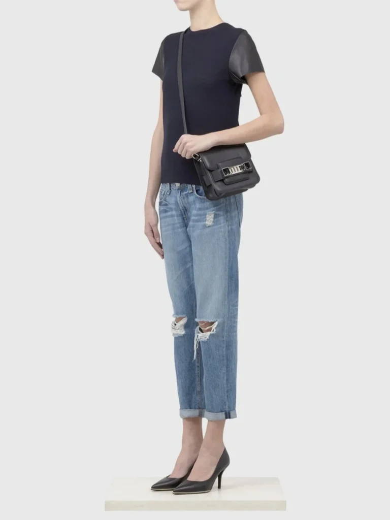 Image for 🌷Wool and leather T-shirt – Vince
