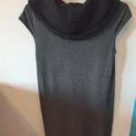 Thumbnail for Tunique en tricot gris et noir - San Francisco