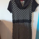 Featured thumbnail for Robe courte à pois noire et blanche - San Francisco