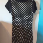 Thumbnail for Robe courte à pois noire et blanche - San Francisco