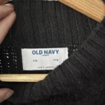 Thumbnail for Chandail tricot noir