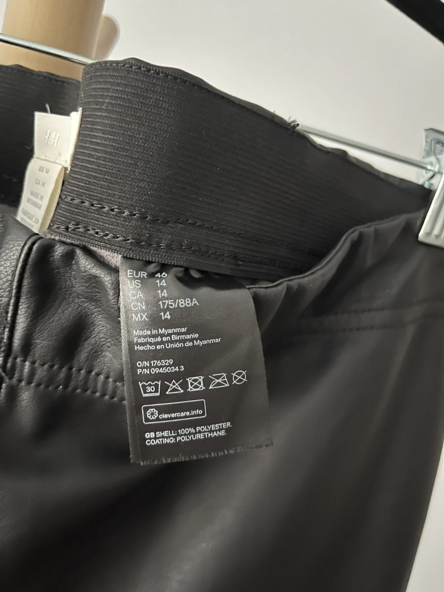 Image for Leggings similicuir noir