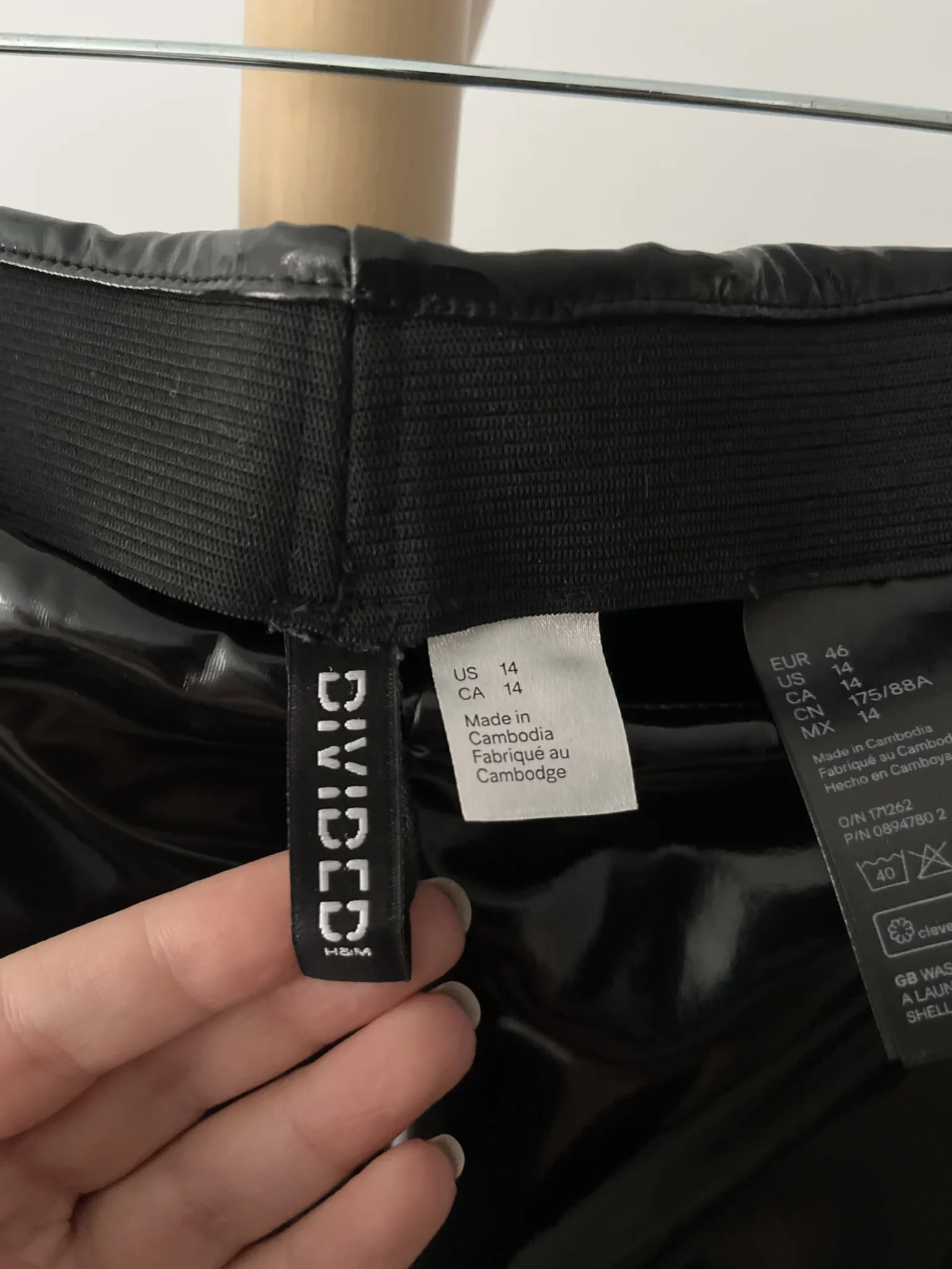 Image for Leggings similivynile noir
