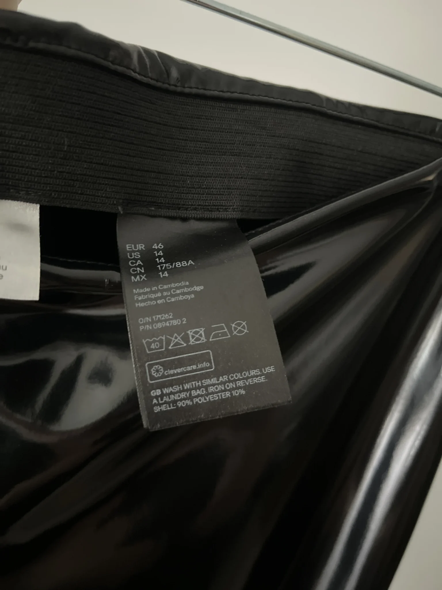 Image for Leggings similivynile noir