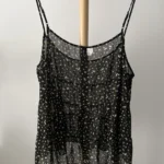 Featured thumbnail for Camisole paysanne transparent florale