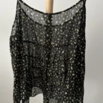 Thumbnail for Camisole paysanne transparent florale