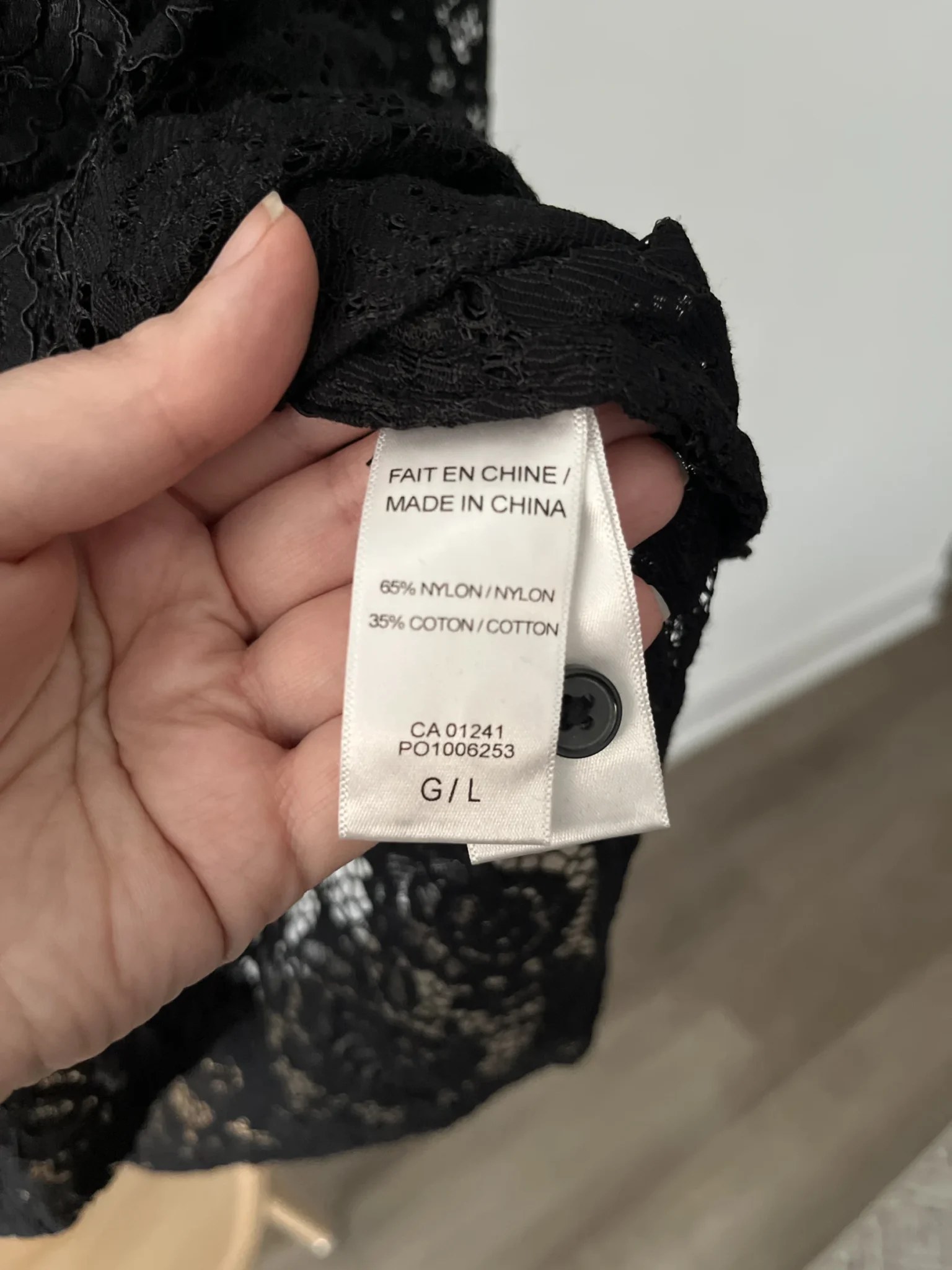 Image for Blouse dentelle