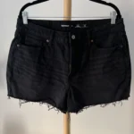 Featured thumbnail for Shorts en denim noir