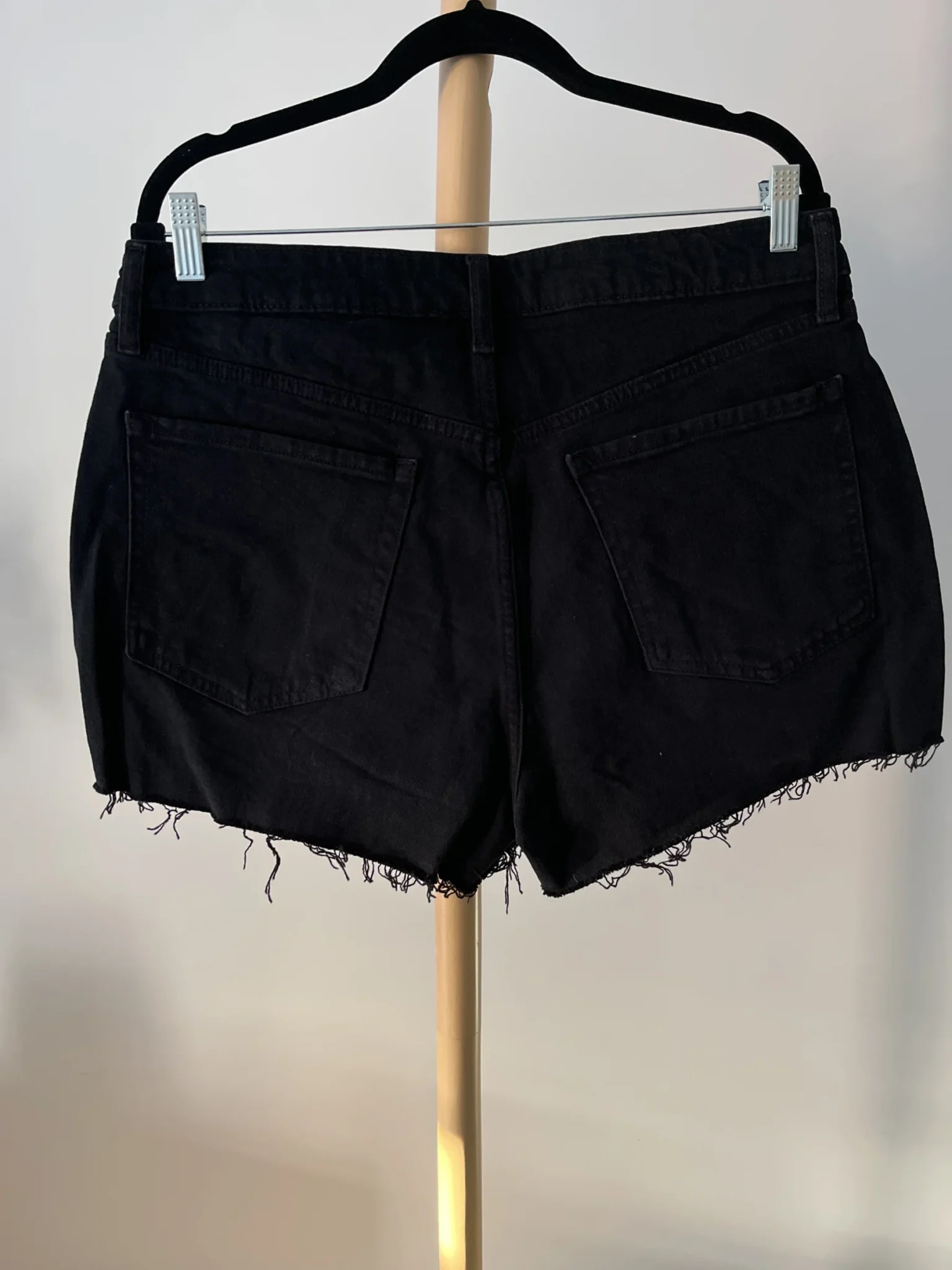 Image for Shorts en denim noir