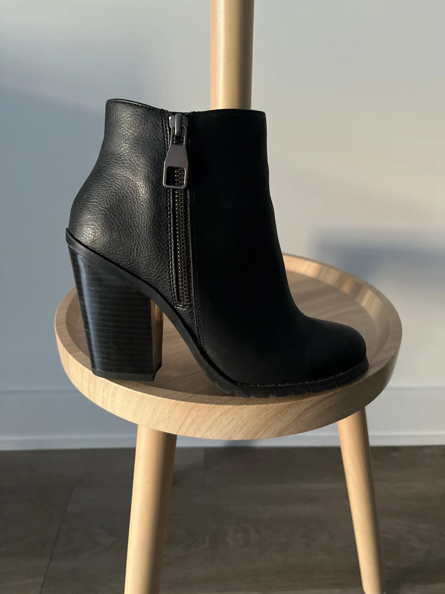 Bottines similicuir noir 4” Spring seconde main