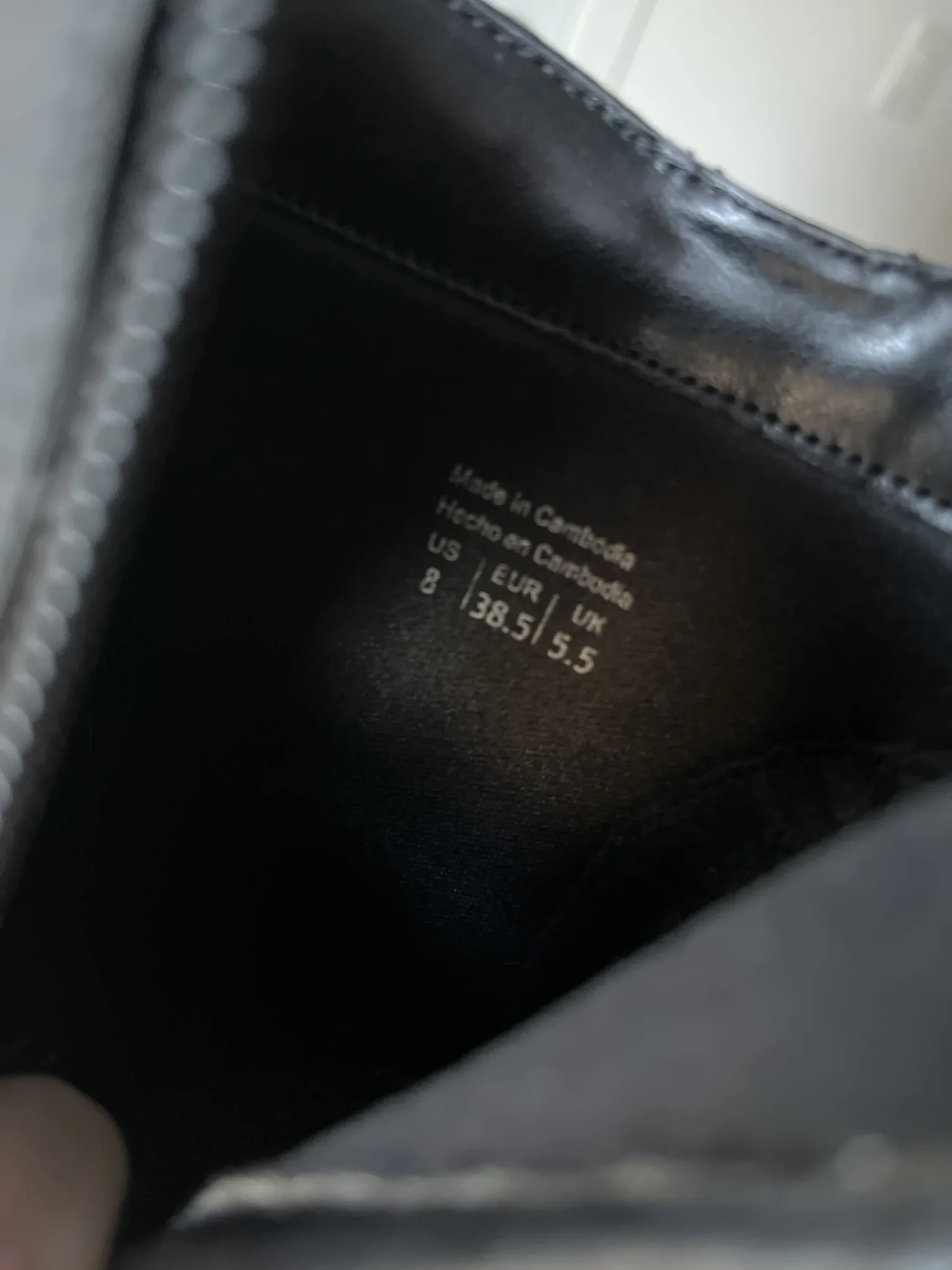 Image for Bottines similicuir noir 4”