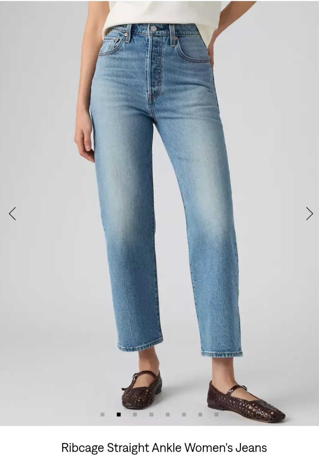 Image for Levis ribcage straight ankle