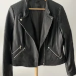 Featured thumbnail for Veste en similicuir de style moto