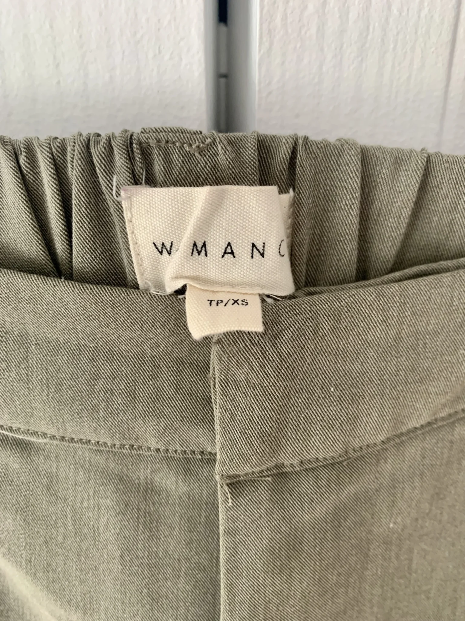 Image for Pantalon à jambe large vert sauge