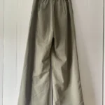 Thumbnail for Pantalon à jambe large vert sauge