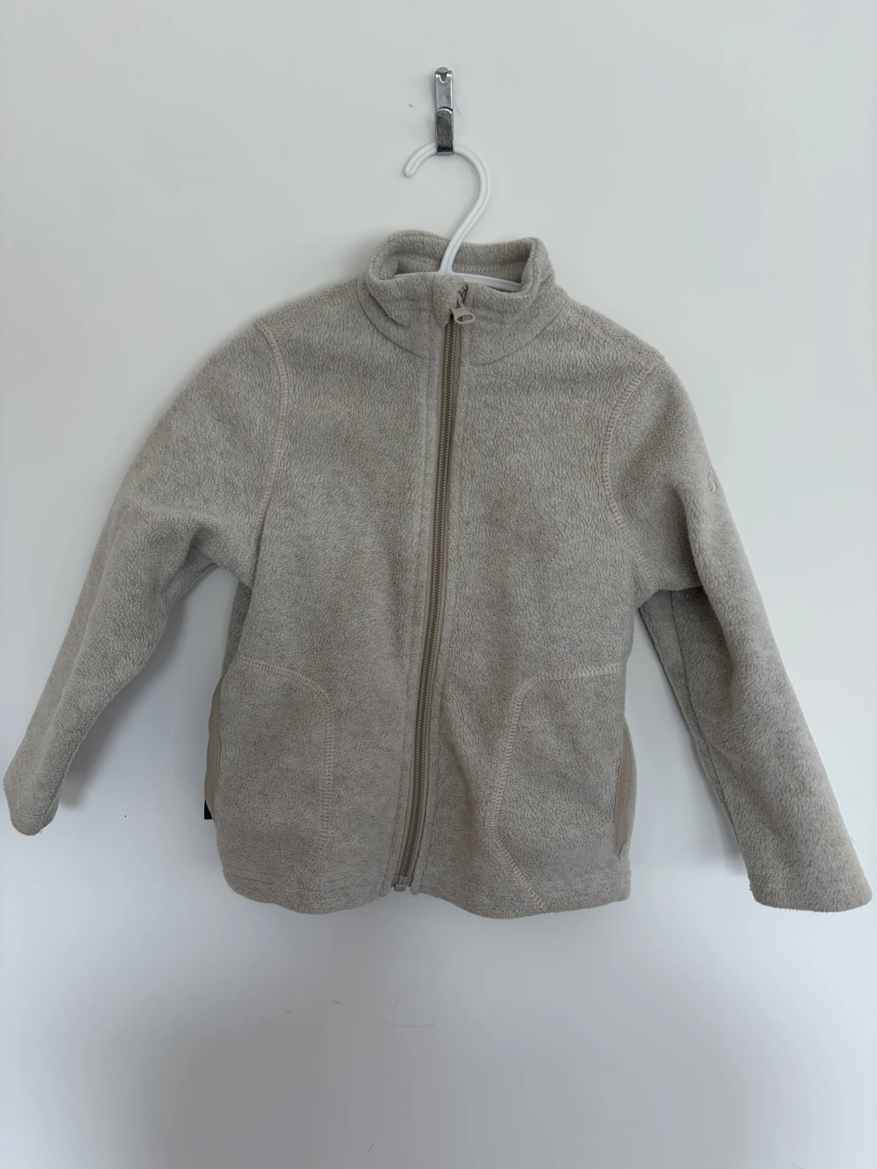 Veste en polar beige Quechua seconde main
