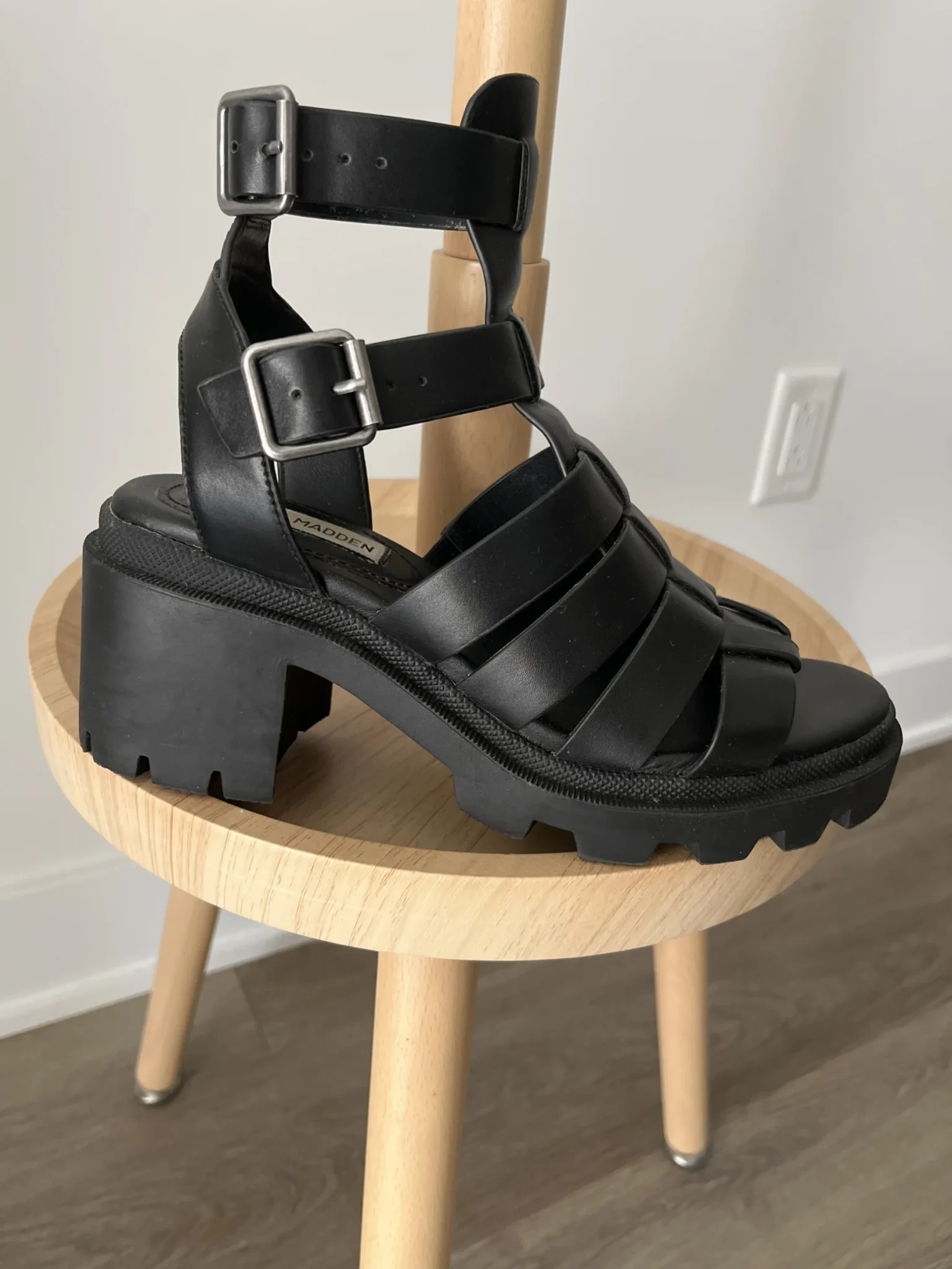 Featured image for Gladiator-style sandals with thick soles