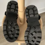 Thumbnail for Gladiator-style sandals with thick soles